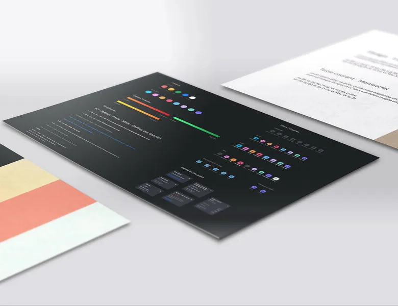 Visual style guide / Web style guide - illustration