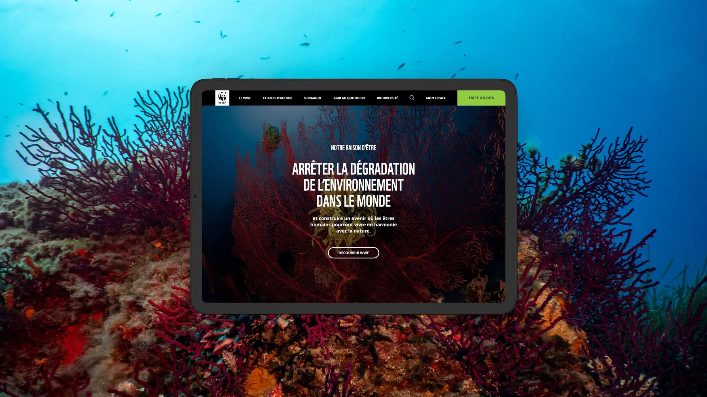 WWF France: from informed click to committed action
