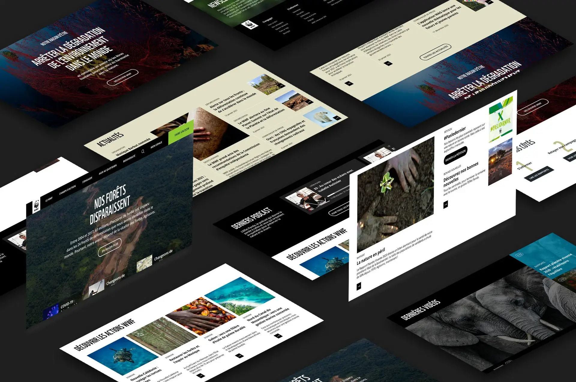 WWF UI design