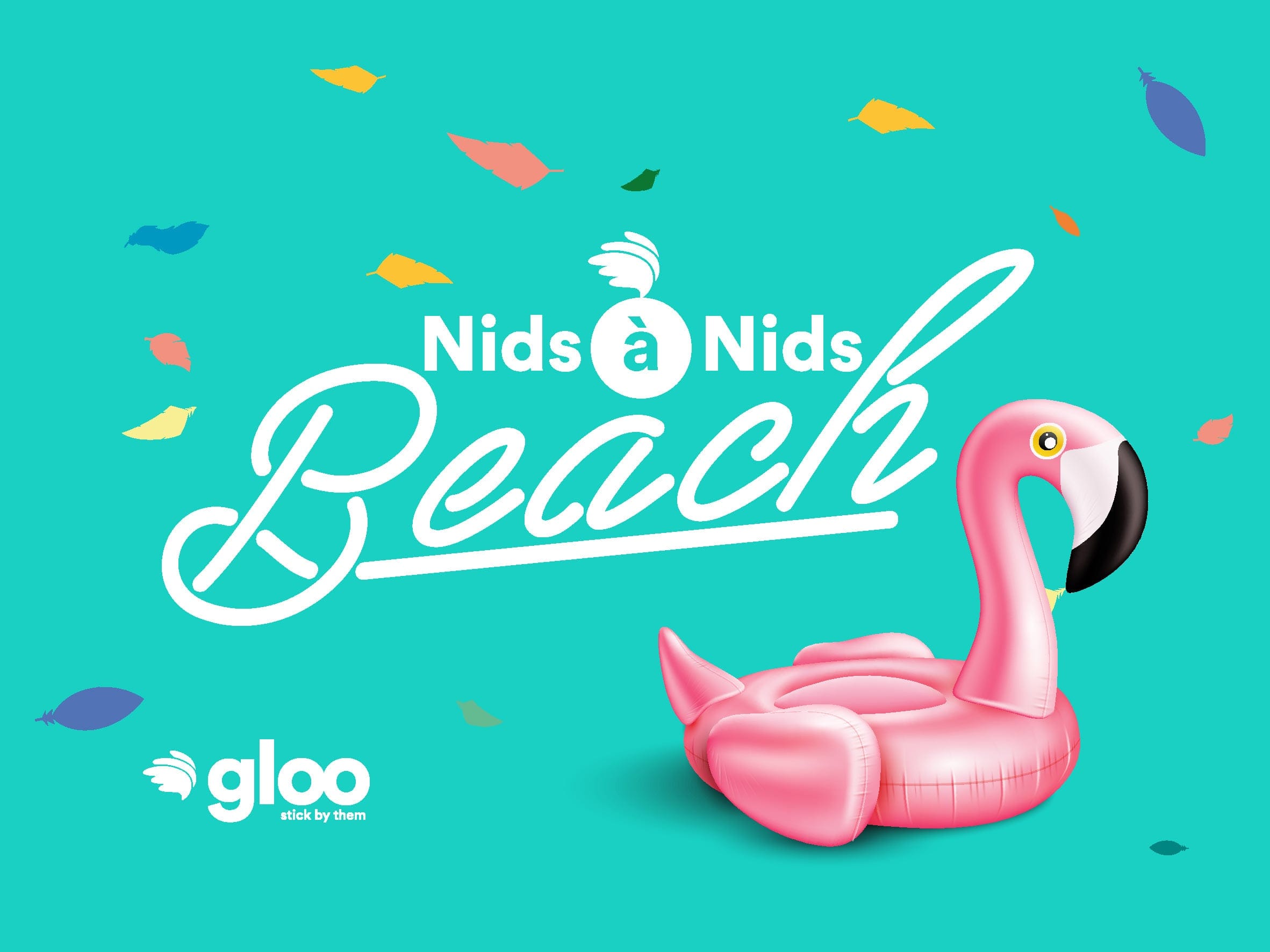 Banderole réalisée pour un événement public Gloo