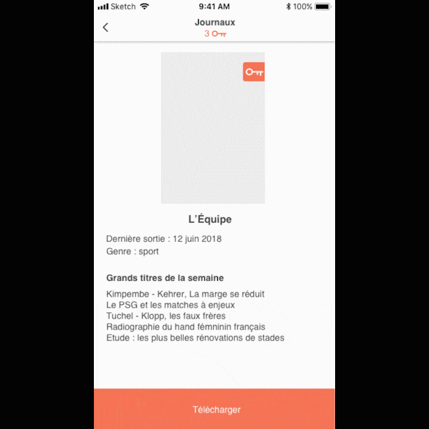 Animation d'une application mobile