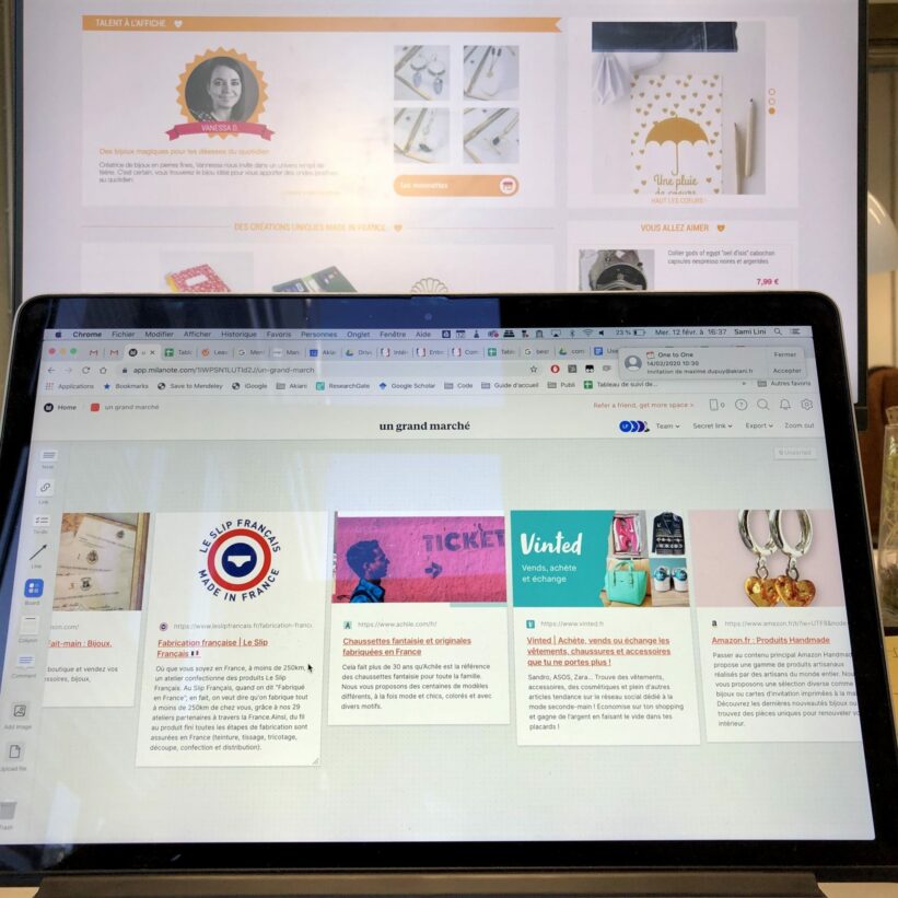 Tableau de benchmarking pour Un Grand Marché