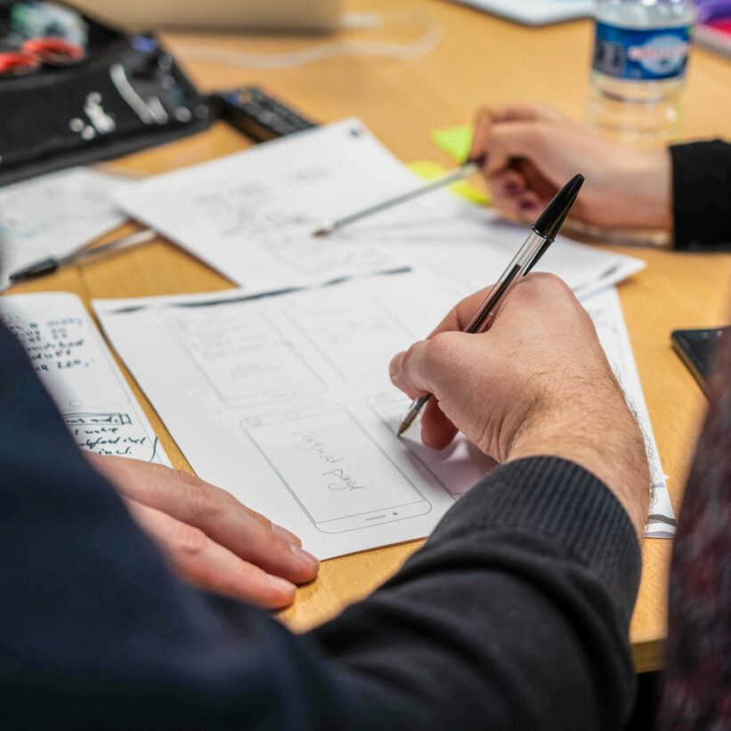 Atelier de co-sketching mobile