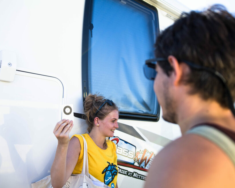 Calibration pupillométrique d'un festivalier avec Eye tracker