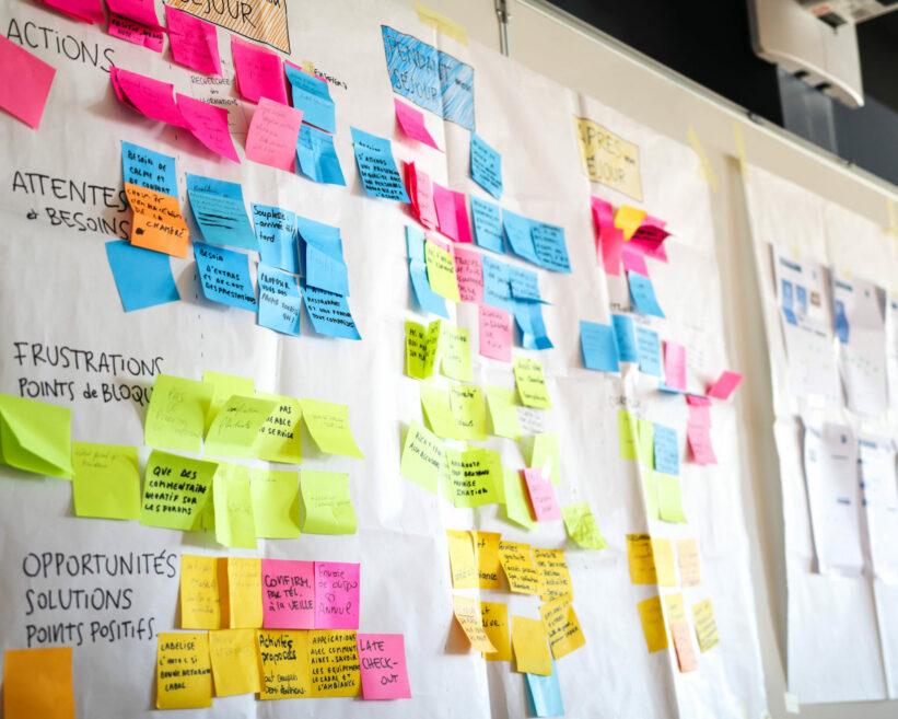 Mur de post-it