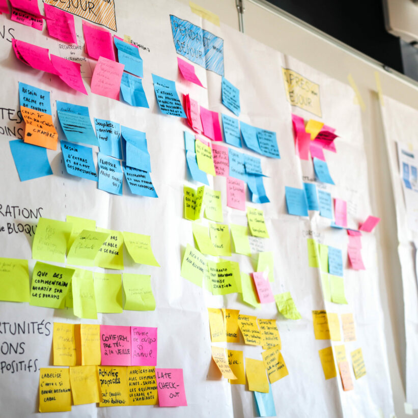 Mur de post-it