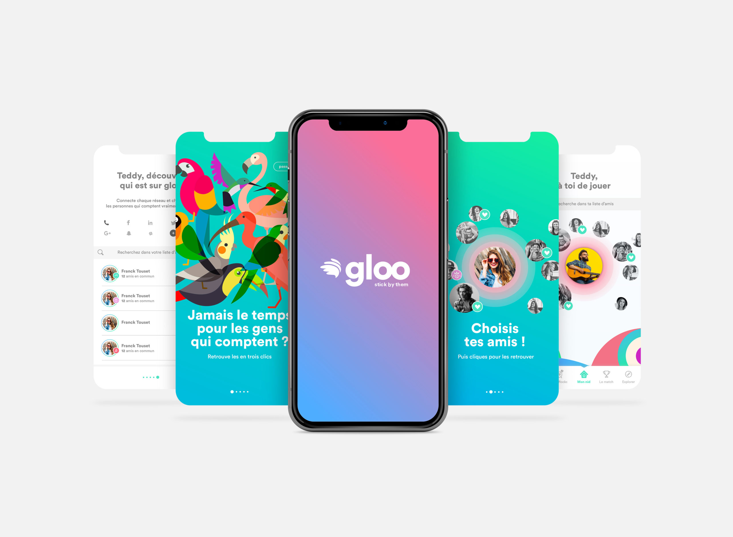 Onboarding de l'application