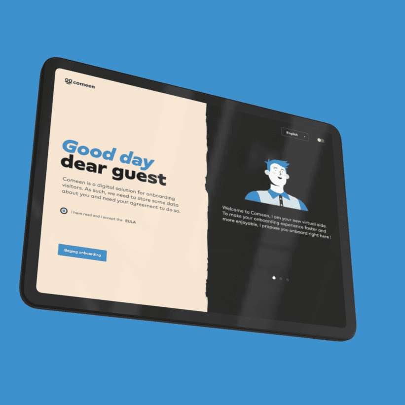 Application pour les visiteurs