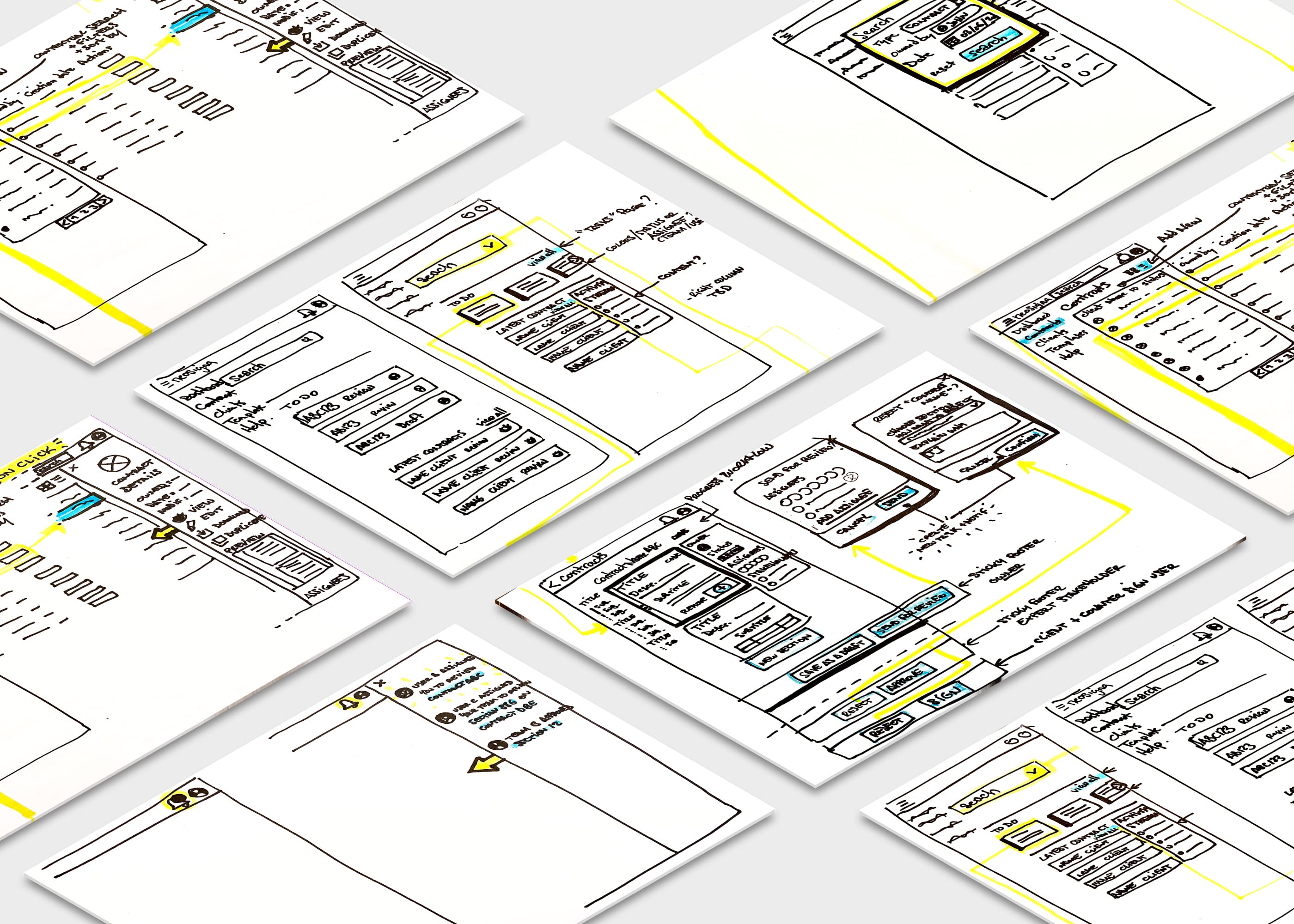 Planches de co-sketching