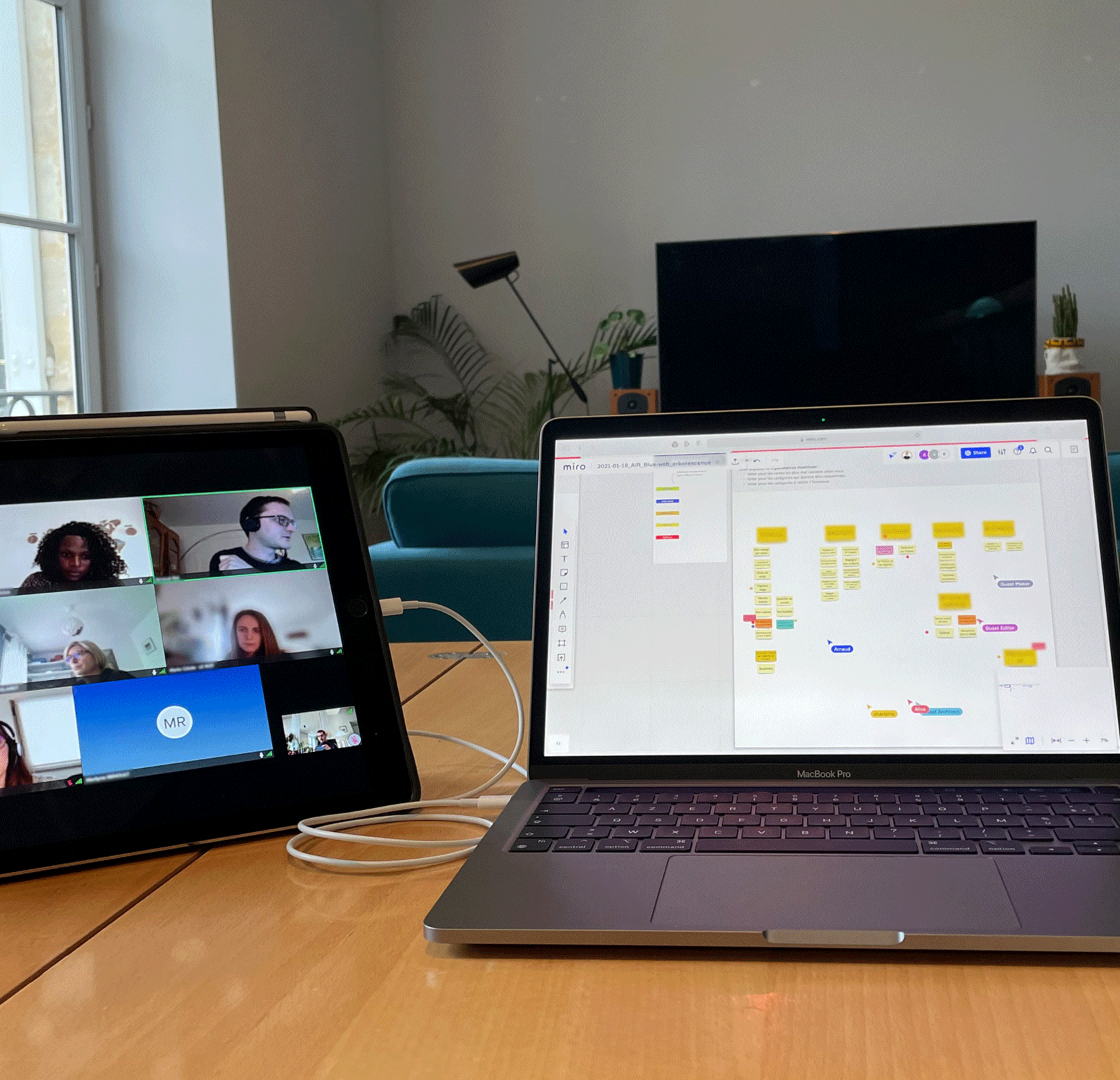 Atelier en ligne sur Miro