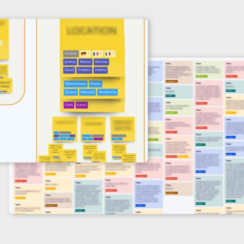 capture d'un outil d'analyse de données pour comprendre les comportements des voyageurs d'affaires