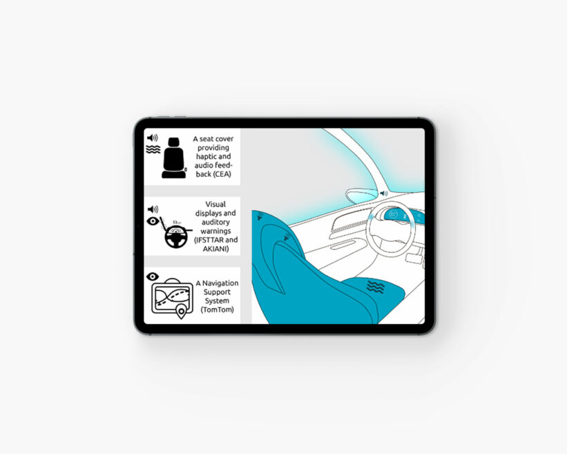 Storyboard IHM sur tablette