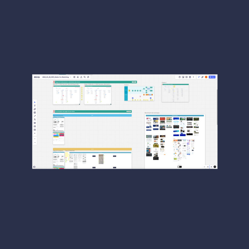 atelier de co-conception pour le site vitrine