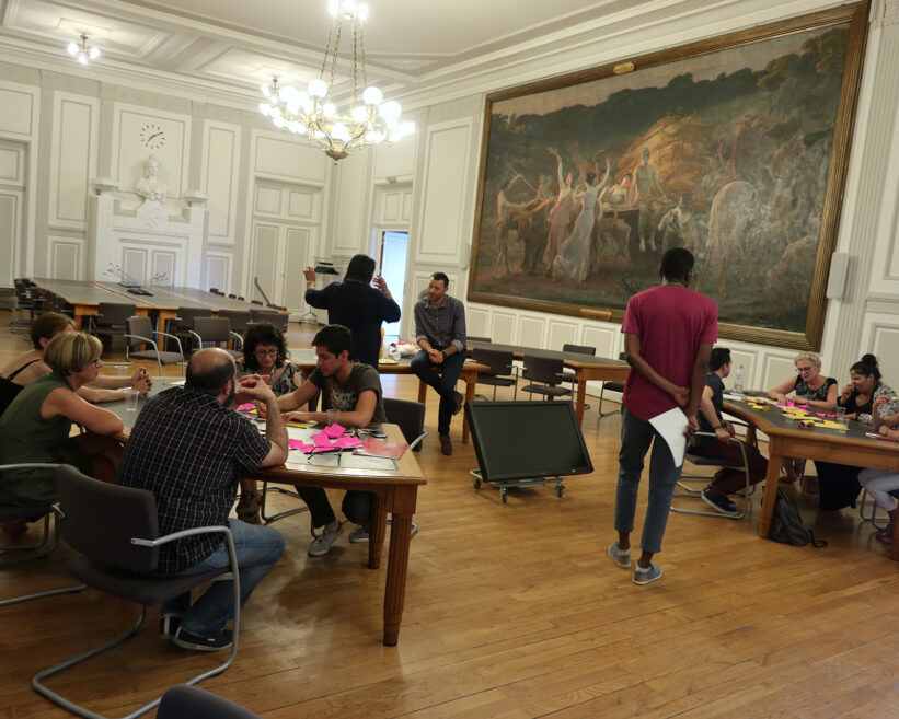 Design sprint réflexion par groupes