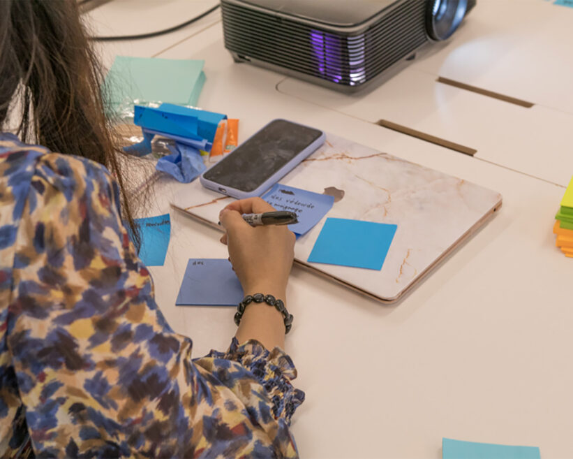 Design sprint classification de posts-it