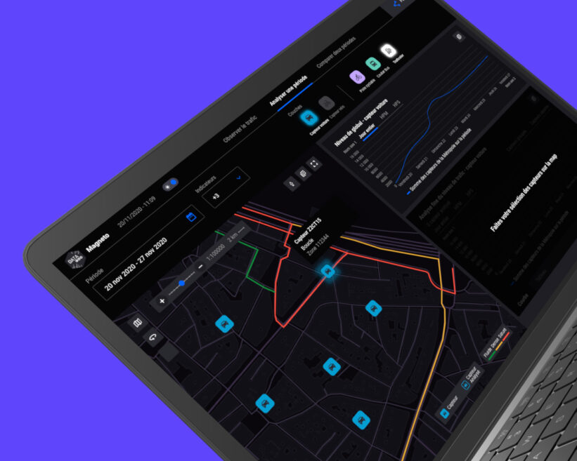 Éco-conception dark mode d'un site responsive sur le traffic