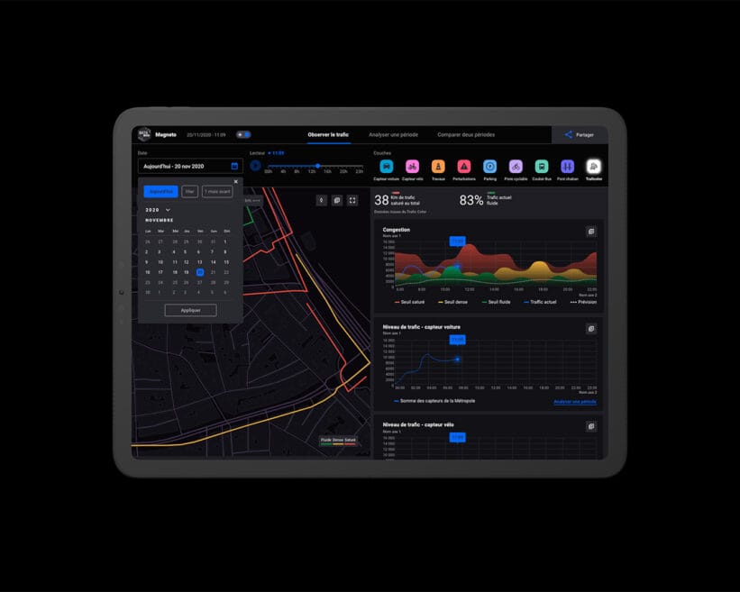 Éco-conception dark mode d'un site responsive