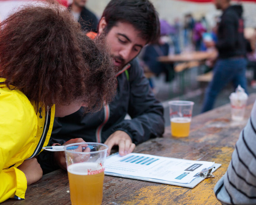 Guerilla tests questionnaire festivaliers