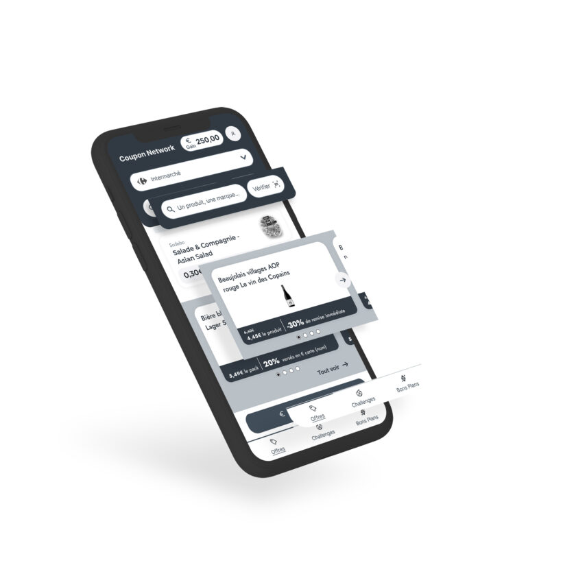 Image mettant en avant les éléments de navigation sur la page d'accueil